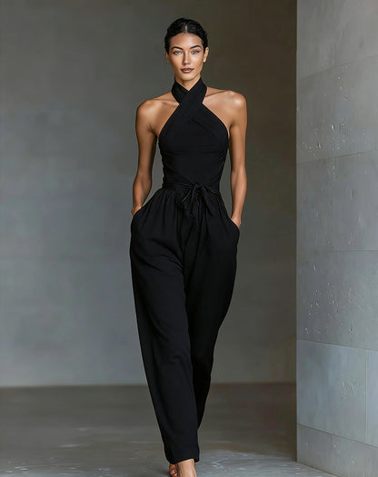 Halter Neck Two Piece Set
